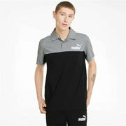 Herren Kurzarm-T-Shirt Puma  Essentials+ Block M Grau
