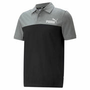 Herren Kurzarm-T-Shirt Puma  Essentials+ Block M Grau