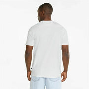 Herren Kurzarm-T-Shirt Puma Power Logo M Weiß