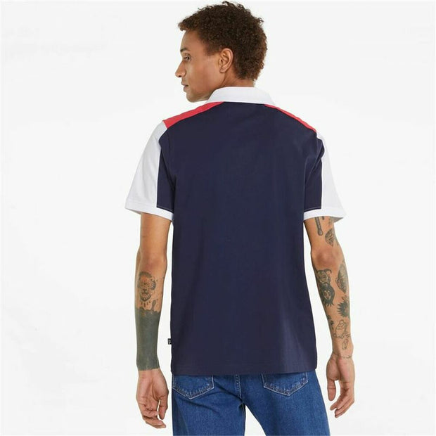 Herren Kurzarm-T-Shirt Puma Essentials+ Block M Weiß