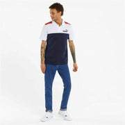 Herren Kurzarm-T-Shirt Puma Essentials+ Block M Weiß