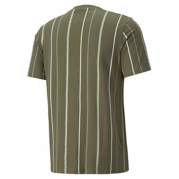 Kurzärmliges Sport T-Shirt Puma Modern Basics M Khaki