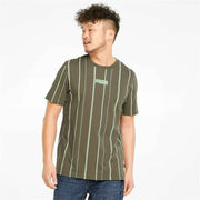 Kurzärmliges Sport T-Shirt Puma Modern Basics M Khaki