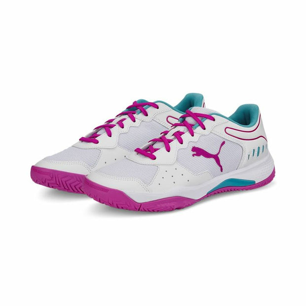 Padel-Sportschuhe für Erwachsene Puma Solarsmash RCT Weiß