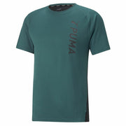 Herren Kurzarm-T-Shirt Puma Dunkelgrün