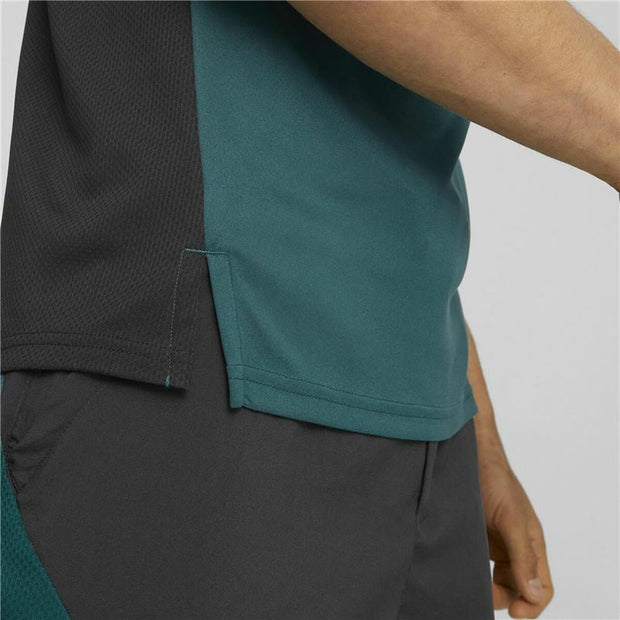 Herren Kurzarm-T-Shirt Puma Dunkelgrün
