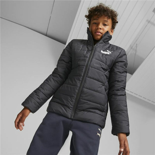 Jacke Für Kinder Puma Essentials Padded Schwarz
