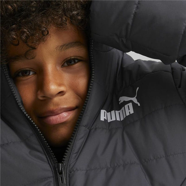 Jacke Für Kinder Puma Essentials Padded Schwarz