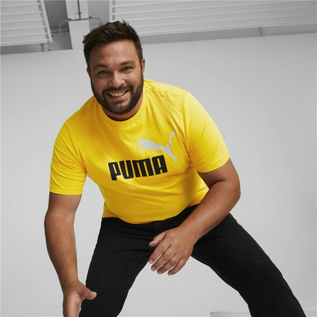 Herren Kurzarm-T-Shirt Puma Gelb