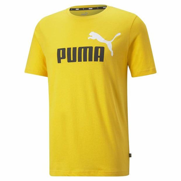 Herren Kurzarm-T-Shirt Puma Gelb