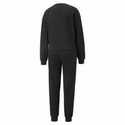 Damen-Trainingsanzug Puma Loungewear Schwarz
