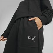 Damen-Trainingsanzug Puma Loungewear Schwarz