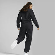 Damen-Trainingsanzug Puma Loungewear Schwarz