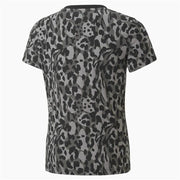 Kurzärmliges Sport T-Shirt Puma Alpha AOP Schwarz