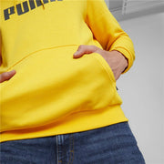 Herren Sweater mit Kapuze Puma Essentials + Two Tone Big Logo Gelb
