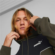 Herren Sweater ohne Kapuze Puma Power Colorblock Schwarz grün
