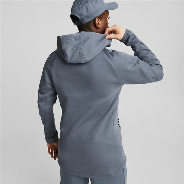 Herren Sweater mit Kapuze Puma Evostripe Blau
