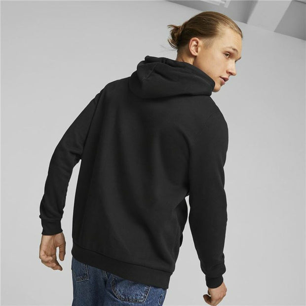 Herren Sweater mit Kapuze Puma Schwarz
