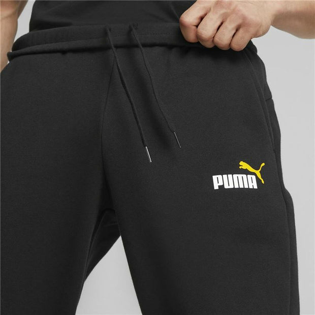 Lange Sporthose Puma ESS+ 2 Col Logo Schwarz Herren