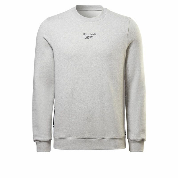 Herren Sweater ohne Kapuze Reebok Identity Tape Crew Grau