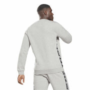 Herren Sweater ohne Kapuze Reebok Identity Tape Crew Grau