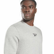 Herren Sweater ohne Kapuze Reebok Identity Tape Crew Grau