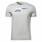 Herren Kurzarm-T-Shirt Reebok Identity Big Logo Grau