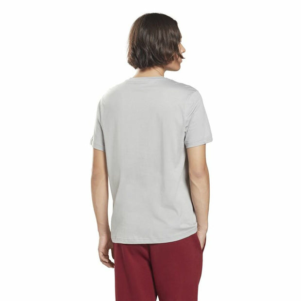 Herren Kurzarm-T-Shirt Reebok Identity Big Logo Grau