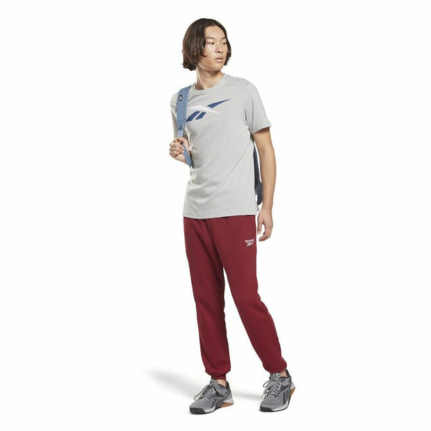 Herren Kurzarm-T-Shirt Reebok Identity Big Logo Grau
