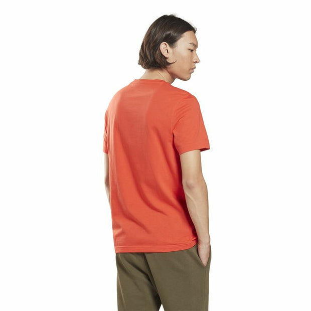 Herren Kurzarm-T-Shirt Reebok Identity Big Logo Rot