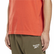 Herren Kurzarm-T-Shirt Reebok Identity Big Logo Rot