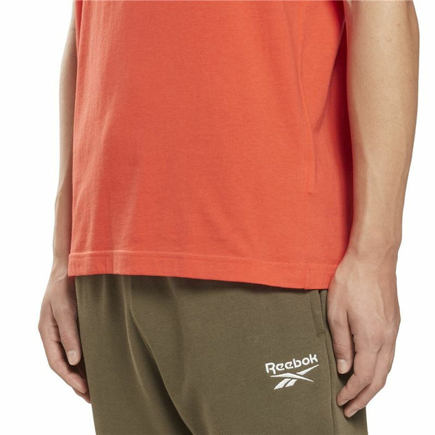 Herren Kurzarm-T-Shirt Reebok Identity Big Logo Rot
