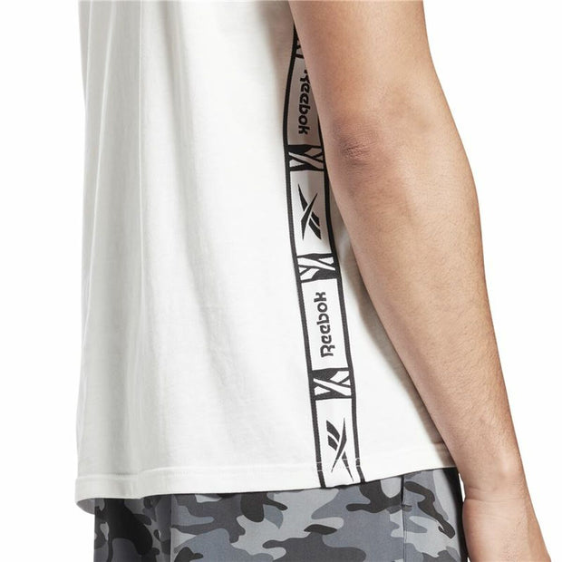 Herren Kurzarm-T-Shirt Reebok Tape Weiß