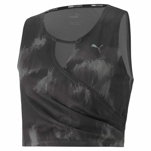 Sporttop für Frauen Puma Studio Schwarz