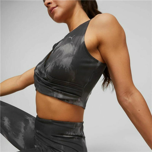 Sporttop für Frauen Puma Studio Schwarz