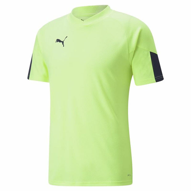 Herren Kurzarm-T-Shirt Puma Individual Final Zitronengrün