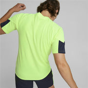Herren Kurzarm-T-Shirt Puma Individual Final Zitronengrün