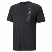 Herren Kurzarm-T-Shirt Puma Fit Schwarz