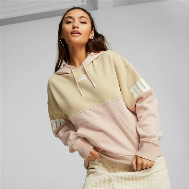 Damen Sweater mit Kapuze Puma Rosa