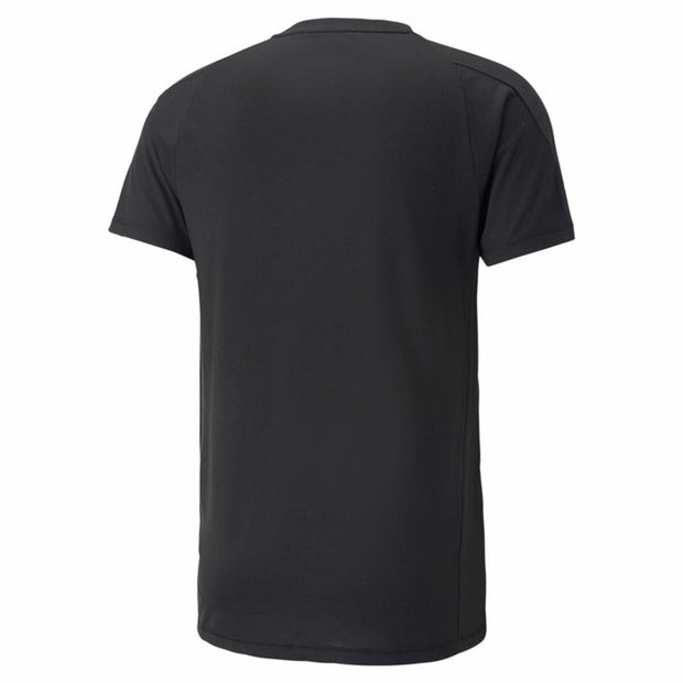 Herren Kurzarm-T-Shirt Puma Evostripe Schwarz