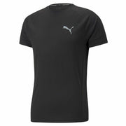 Herren Kurzarm-T-Shirt Puma Evostripe Schwarz