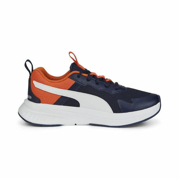 Sports Shoes for Kids Puma Evolve Run Mesh Navy Blue