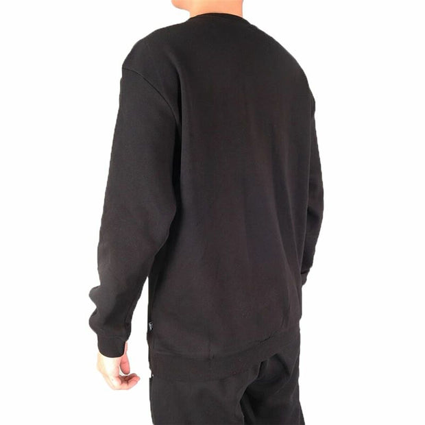 Herren Sweater ohne Kapuze Puma Repeat Graphic Crew Schwarz