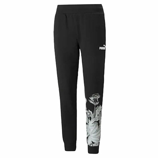 Hose für Erwachsene Puma Frozen Flower Damen Schwarz