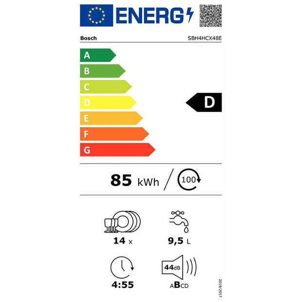 Geschirrspüler BOSCH SBH4HCX48E Weiß (60 cm)