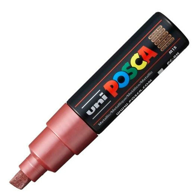 felt-tip pens POSCA PC-8K Metallic Red 6 Units