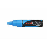 Liquid chalk marker Uni-Ball PWE-8K Light Blue 6 Units