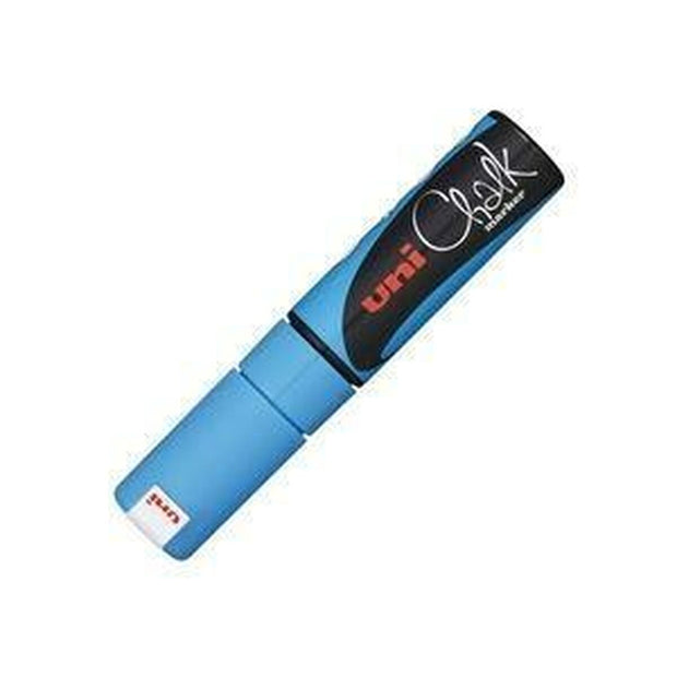 Liquid chalk marker Uni-Ball PWE-8K Light Blue 6 Units