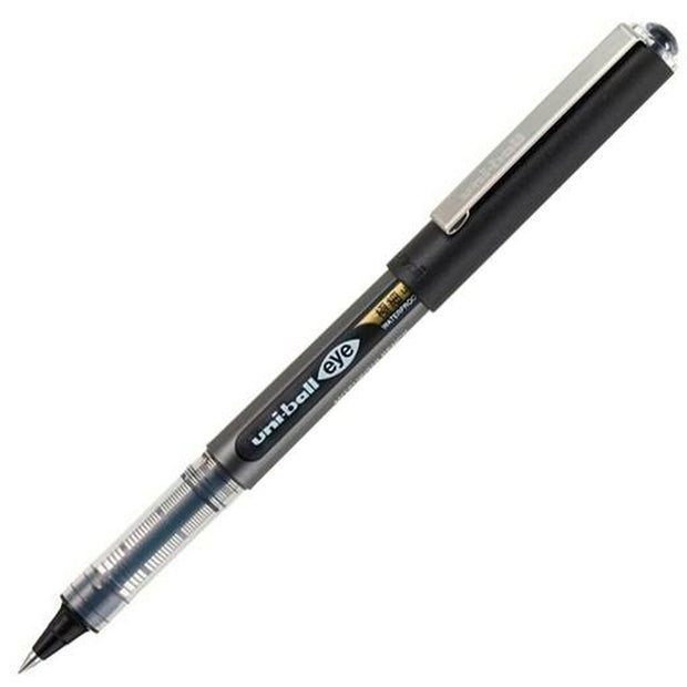 Liquid ink ballpoint pen Uni-Ball Eye Ultra Micro UB-150-38 Black 12 Units