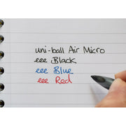 Liquid ink ballpoint pen Uni-Ball Air Micro UBA-188-M Red 12 Units